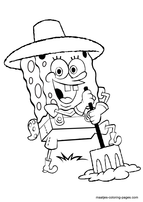 Sponge Bob kolorowanki